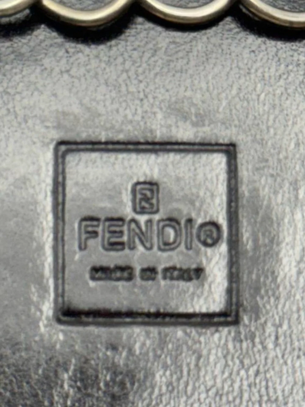 Fendi Brown Men’s Tri-Fold Wallet with key holder